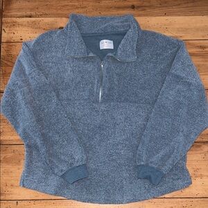 Soft Serve 1/2 Zip pullover size M blue color